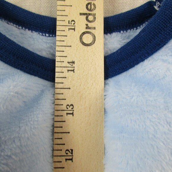 Dog Pajamas M Blue Nap Expert Soft Cozy Fleece Warm Pet Outfit Sleepwear Clothes - Picture 9 of 9